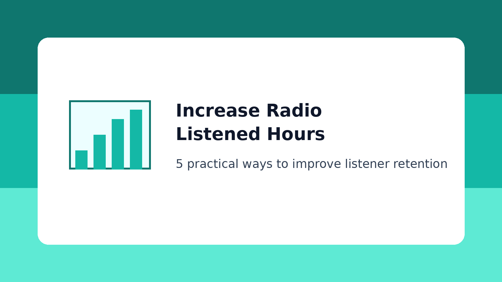 5 Tips to Increase Your Radio Station Listened Hours 1
