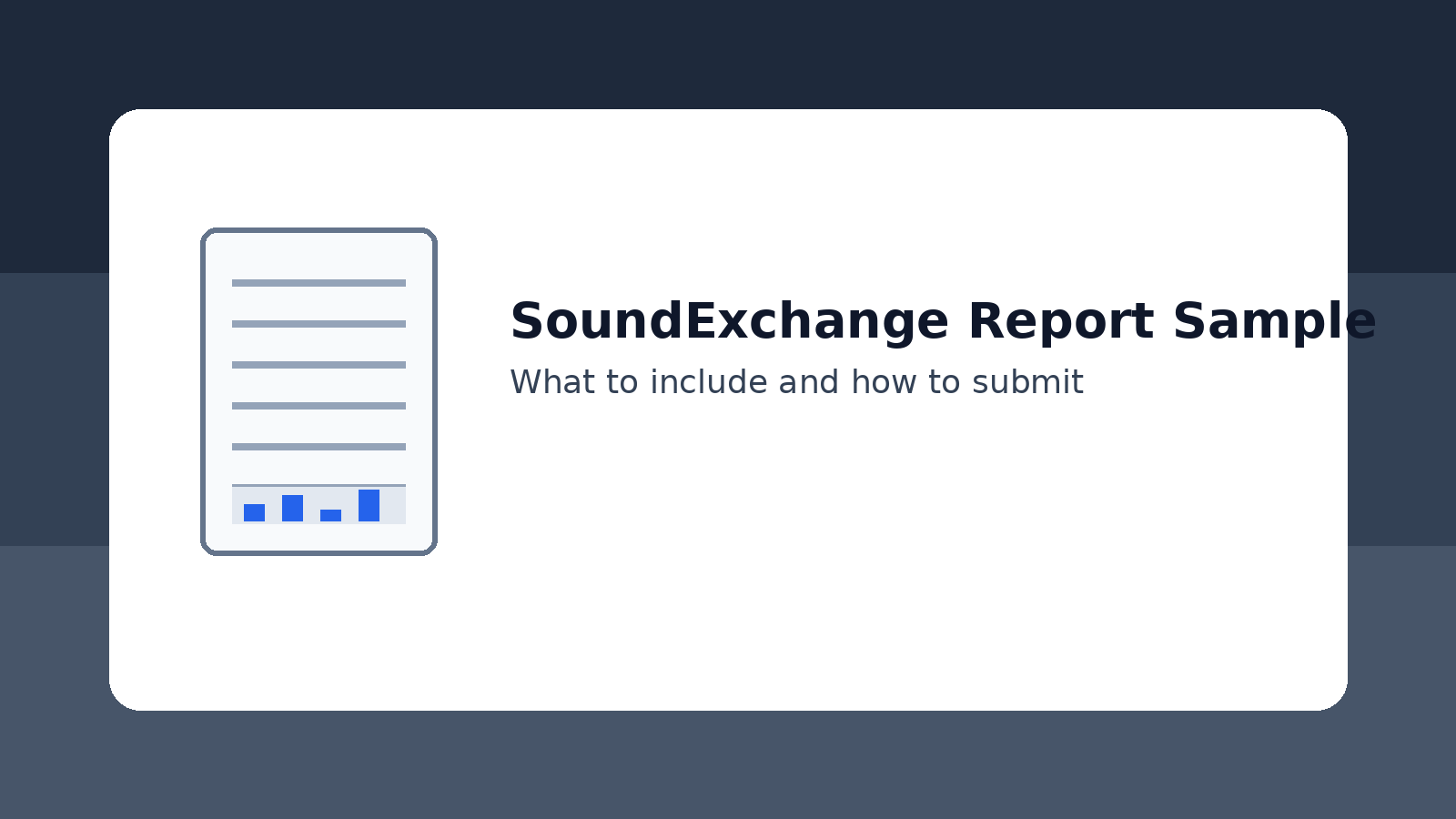 SoundExchange Report Sample: What You Need to Know 3